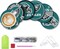 6 Pcs Diamond Paintings Coasters Kits with Holder, DIY Football Diamond Art Coasters for Adults Kids, Diamond Dot Kits for Philadelphia Craft Gifts